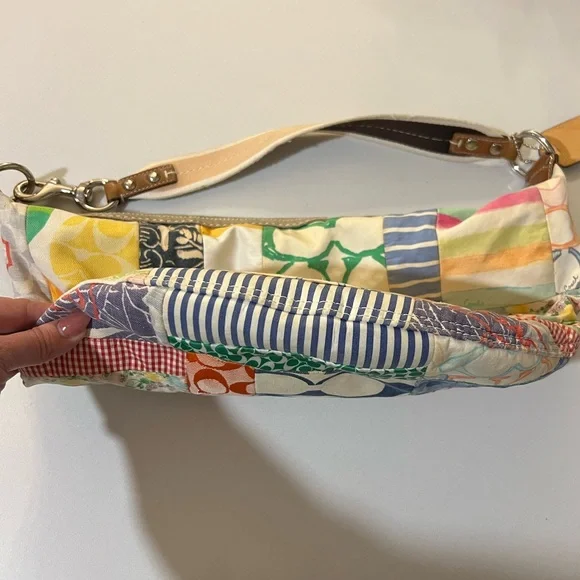 Coach Y2K Hampton Patchwork Multicolor Hobo Bag - Picture 8 of 16